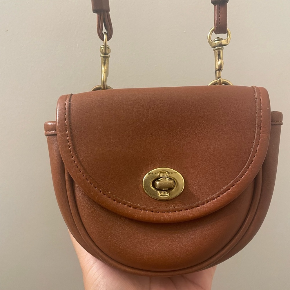 Vintage Coach Mini Belt Bag Crossbody Purse - Picture 4 of 12